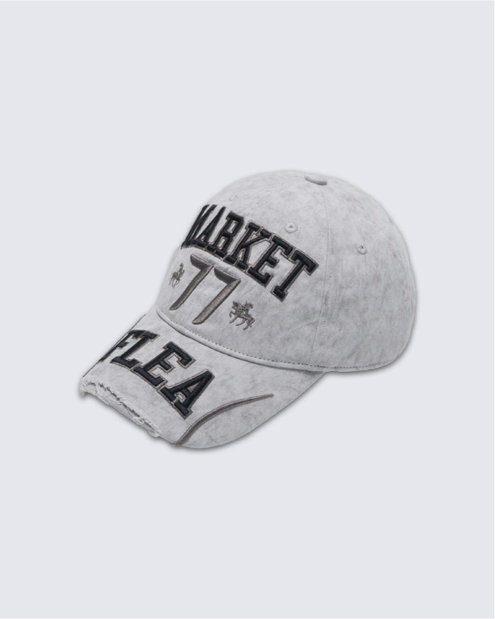 Vintage Washed Letter Embroidery Distressed Baseball Cap
