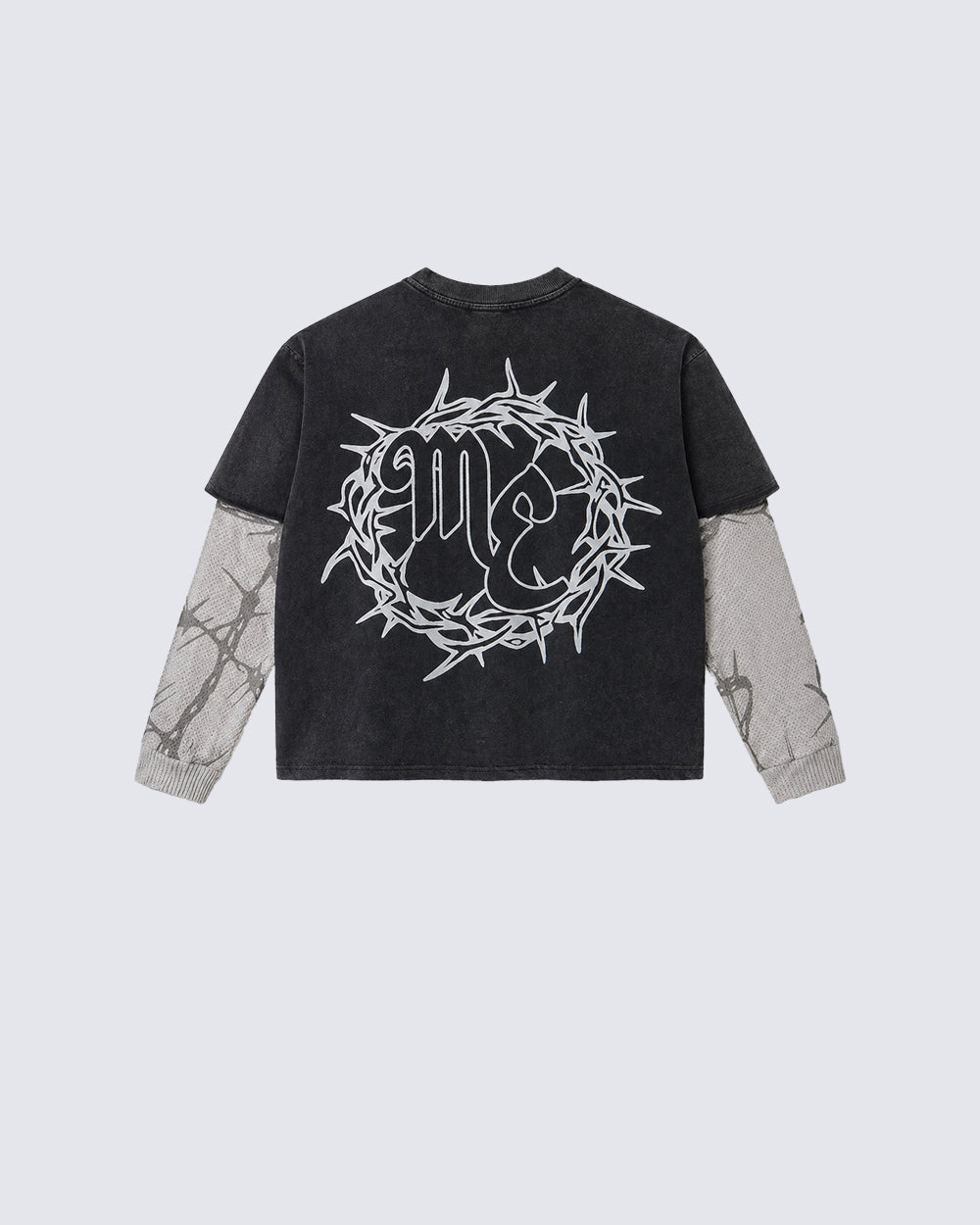 Vintage Thorn Graphic Layered Tee