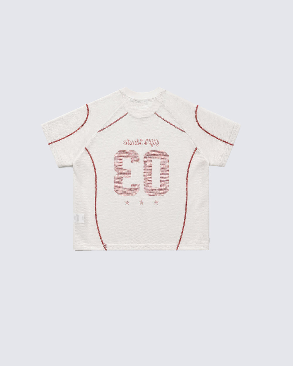 Minimal Retro Number Panel Jersey Tee