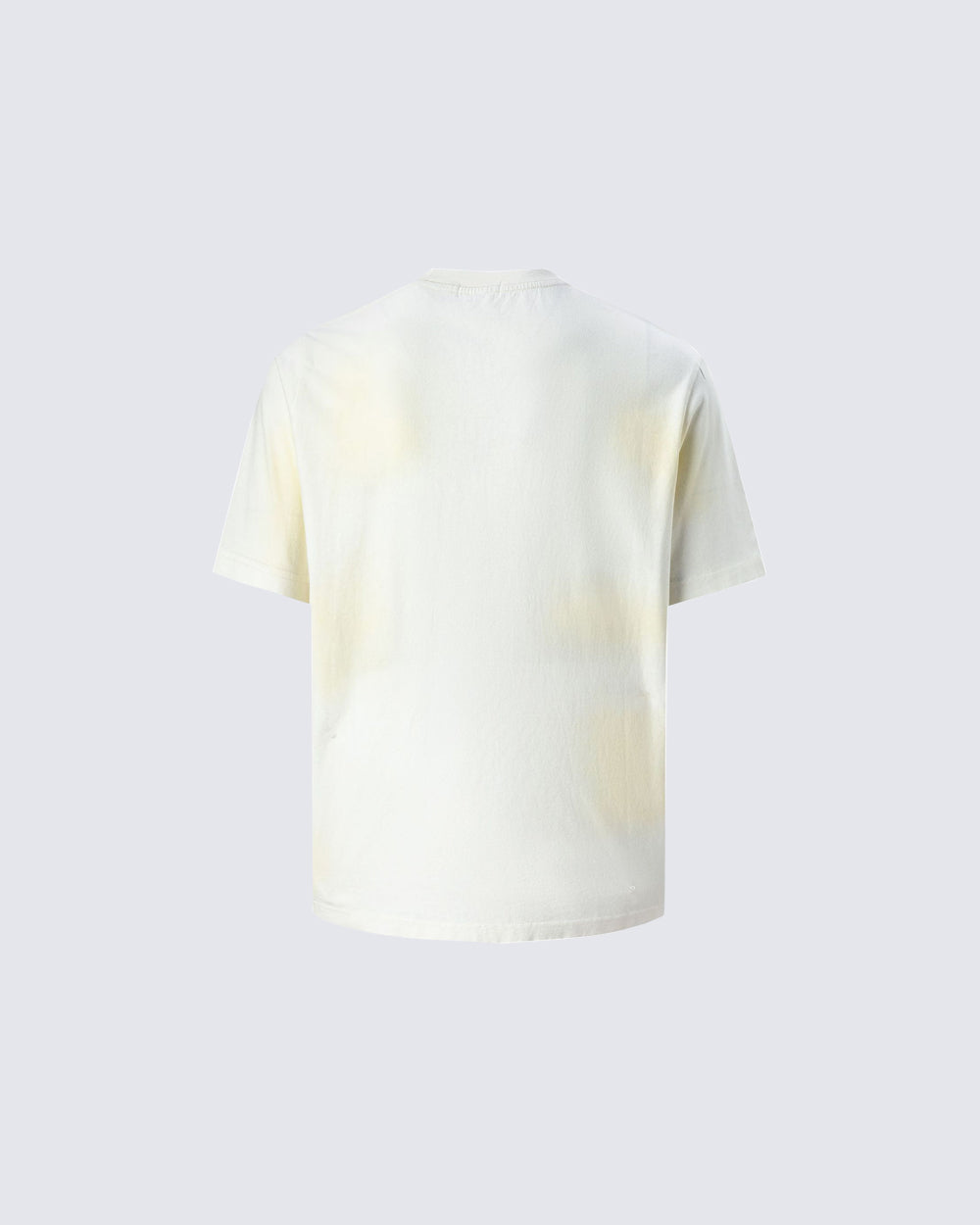 Retro Washed Unique Pleated Versatile T-Shirt