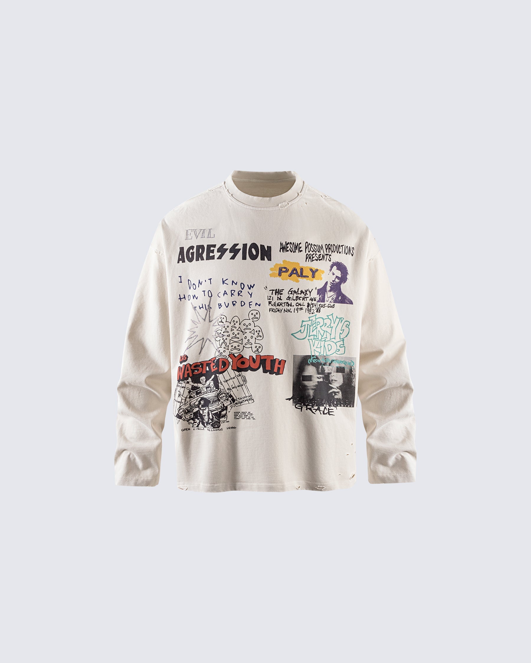 Graphic Printed Long Sleeve T-shirt