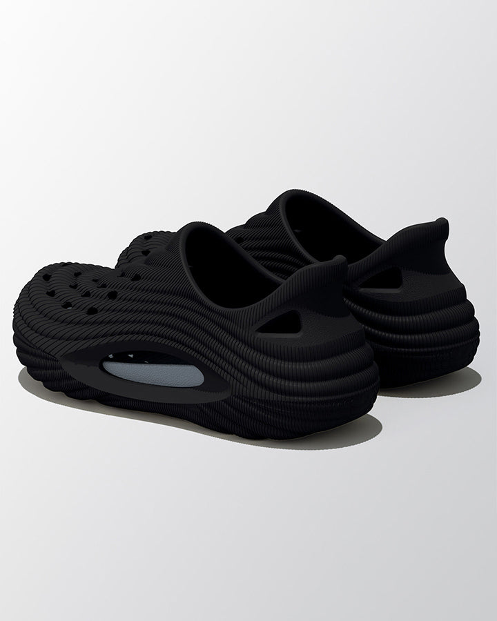 Futuristic Hollow Platform EVA Clog Slip-Ons