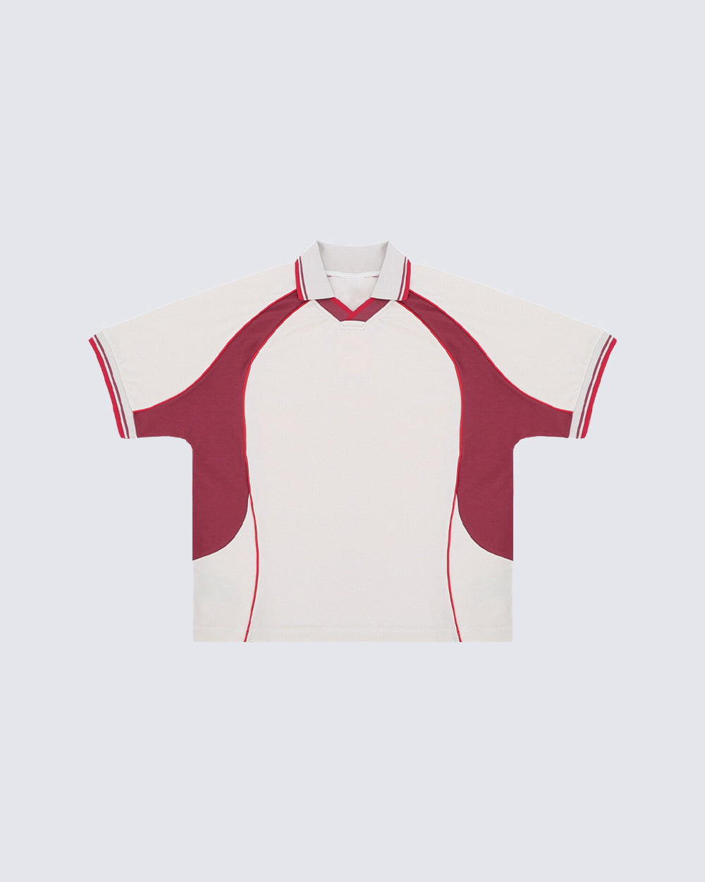 High Street Contrast Raglan Polo T-Shirt