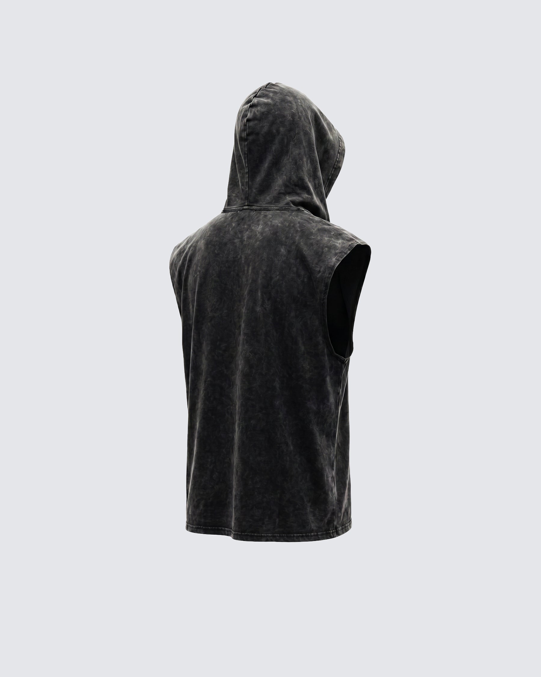 KIIKIO-New Washed Hooded Sleeveless Top