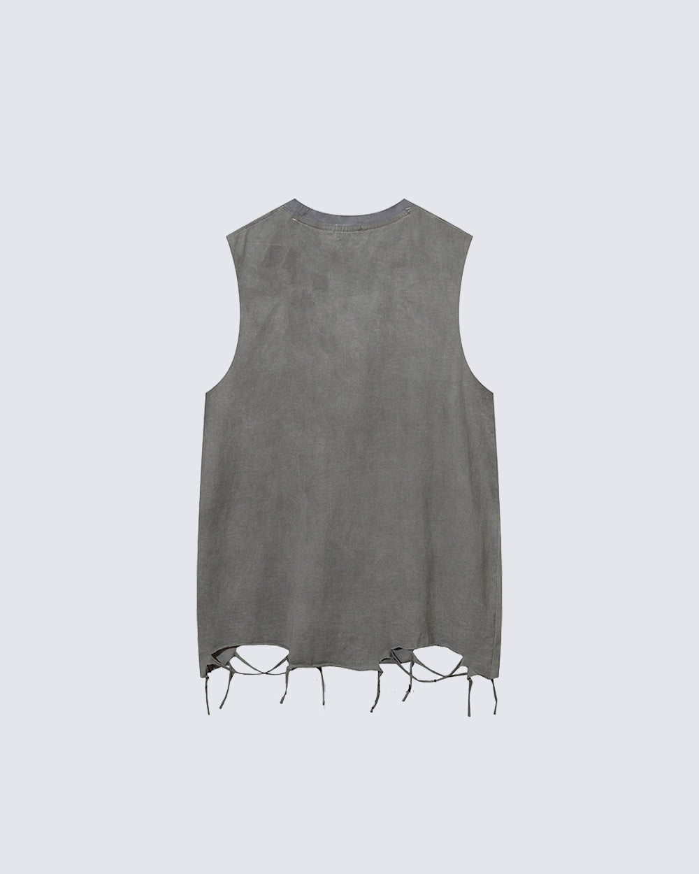 Distressed Graphic Street Sleeveless Tank
