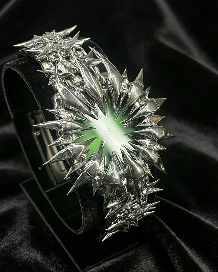 Alien Dark Knight Dragon Scale Spiked Watch