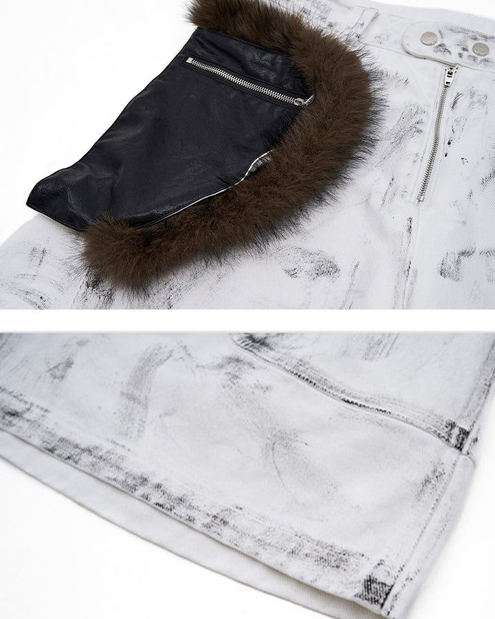 New Wasteland Fur Pocket Utility Shorts