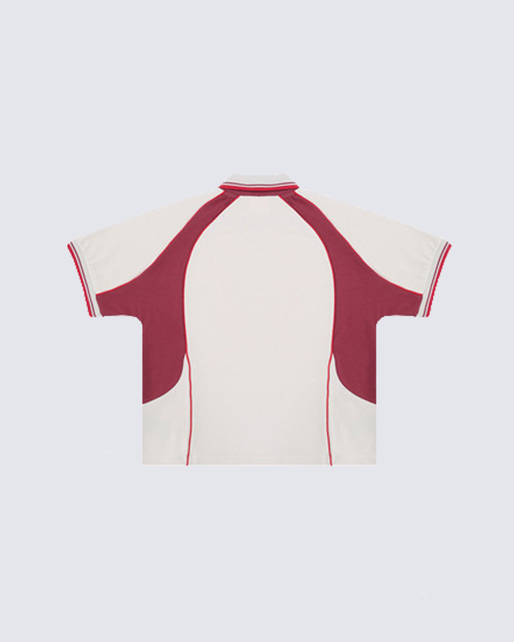 High Street Contrast Raglan Polo T-Shirt