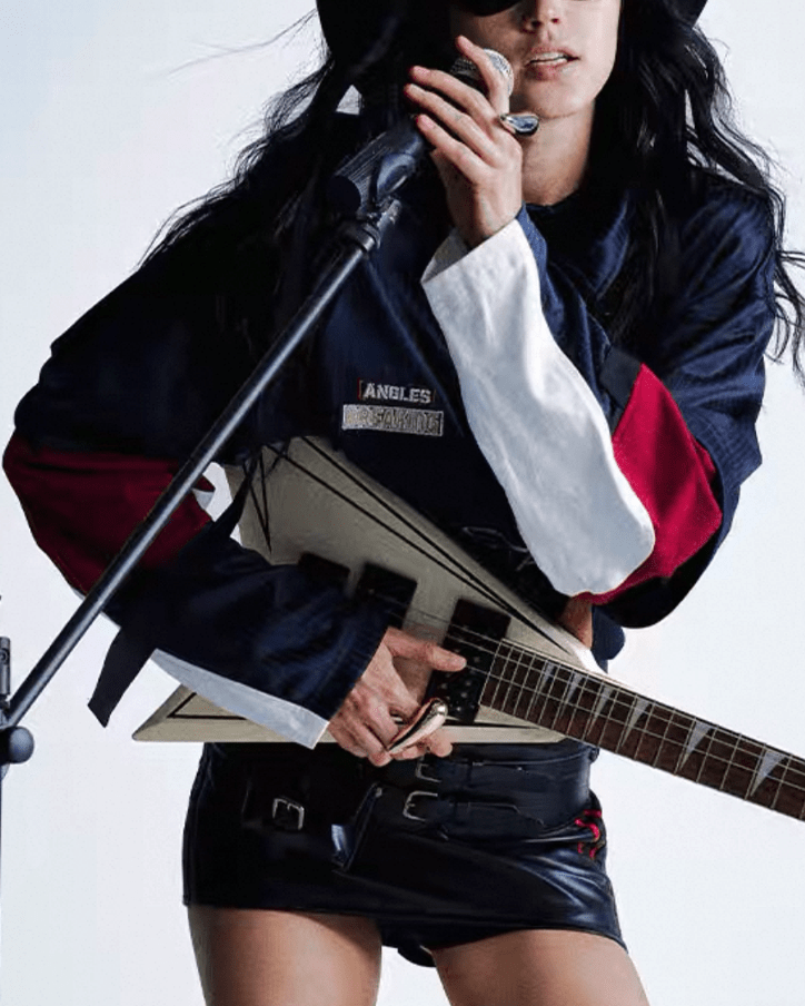 Colorblock Patchwork Polo Collar Long Sleeve T-Shirt