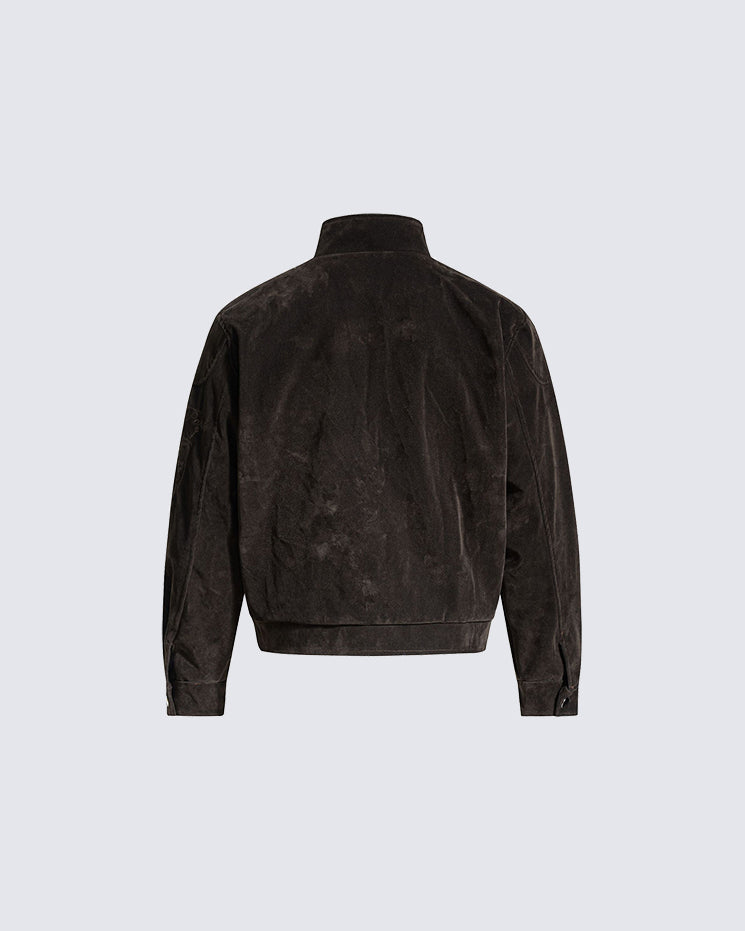 Autumn Winter Embroidered Knight Niche Jacket