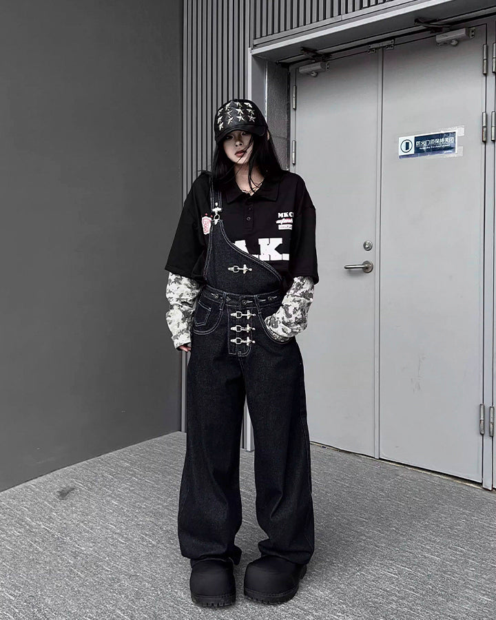 American Detachable 3-Way Strap Overalls