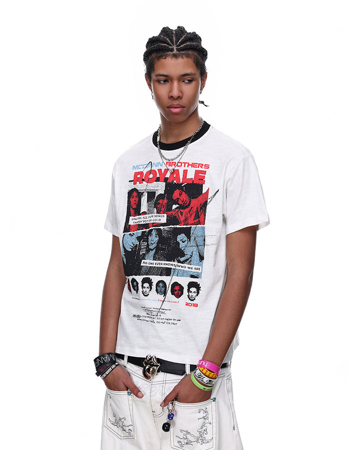Rock Hip-Hop Graphic T-shirt