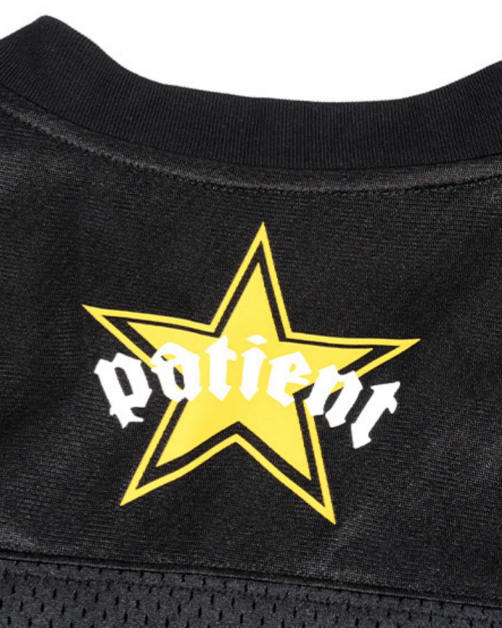 Vintage Casual Number Print Mesh Tee