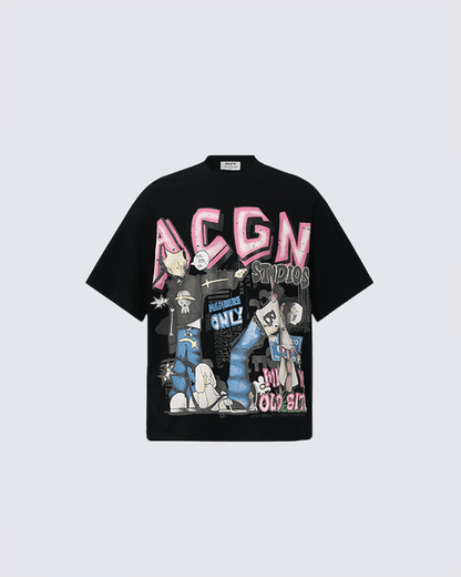 ACGN Studios Graphic Oversized T-Shirt