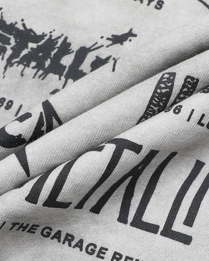 Loose American-style Printed Short-sleeved T-shirt