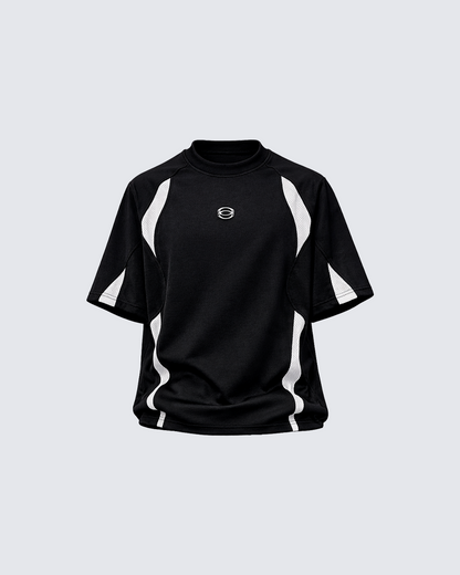 Contrast Panel Sport T-Shirt