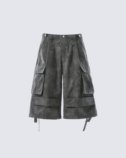 Refined Utility Cargo Bermuda Shorts
