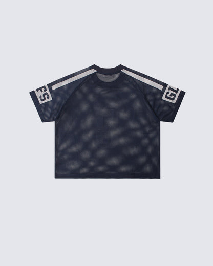 Vintage Wash Mesh Number Graphic Tee