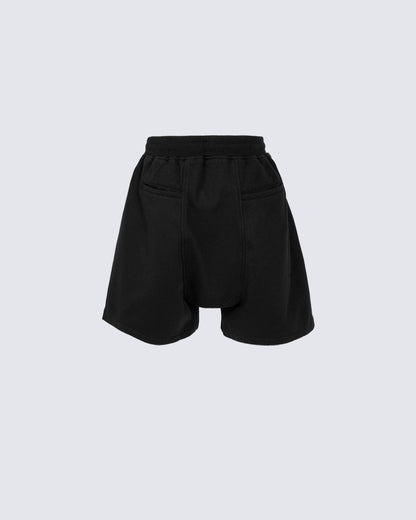 Minimal Zipper Detail Street Shorts
