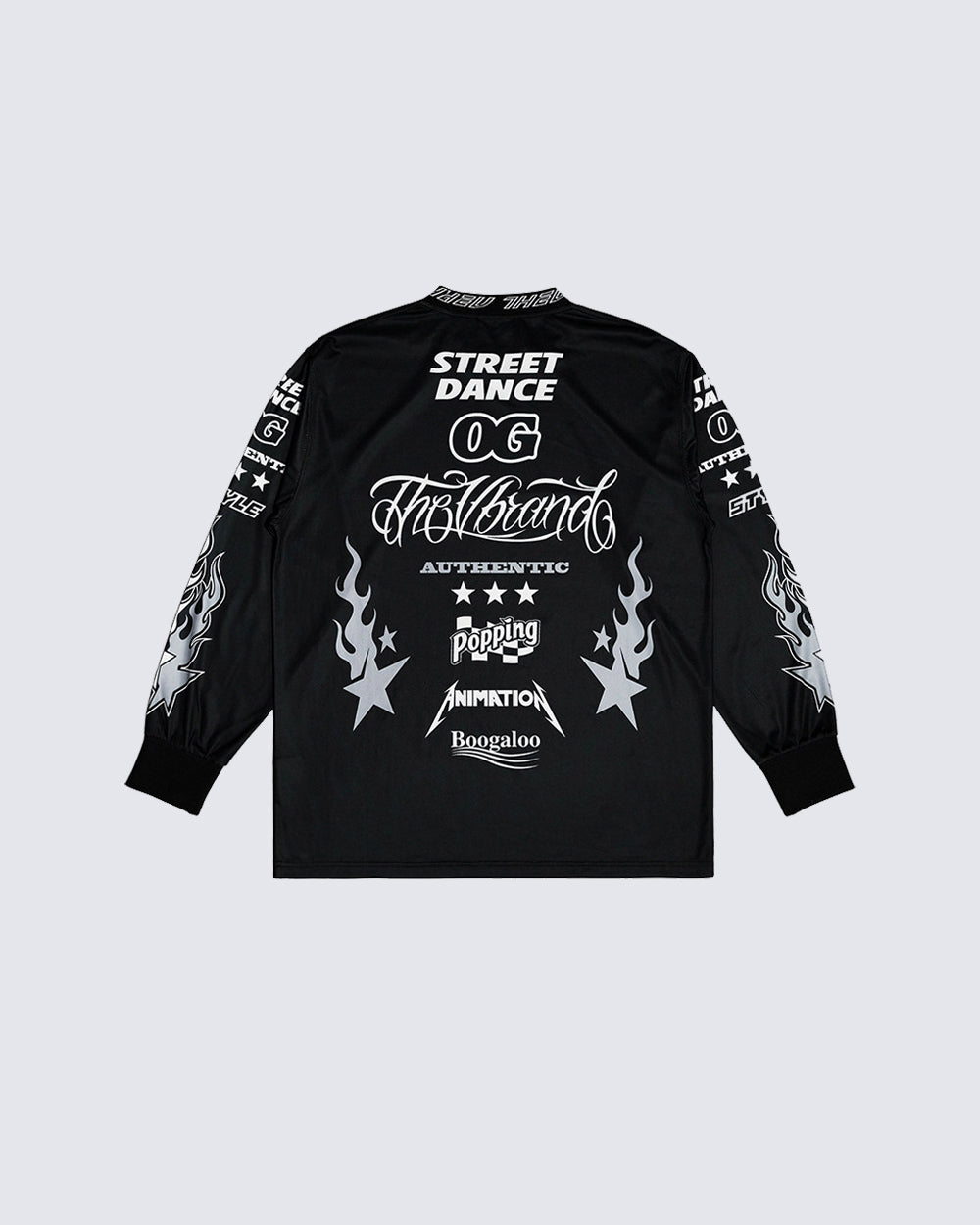 Street Graphic Print Long Sleeve Tee