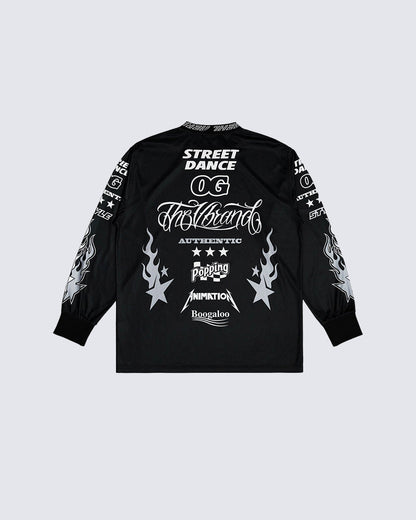 Street Graphic Print Long Sleeve Tee