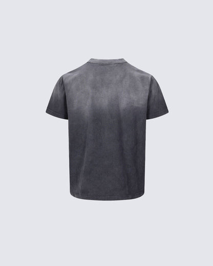 Vintage Washed Distressed Portrait Graphic Tee