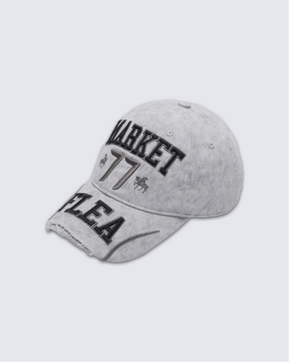 Vintage Washed Letter Embroidery Distressed Baseball Cap