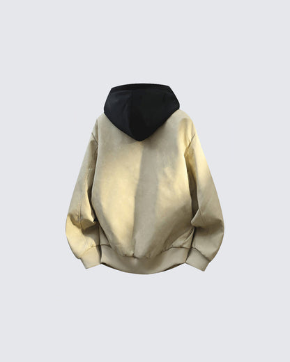 Loose Casual Streetwear with Hoodie