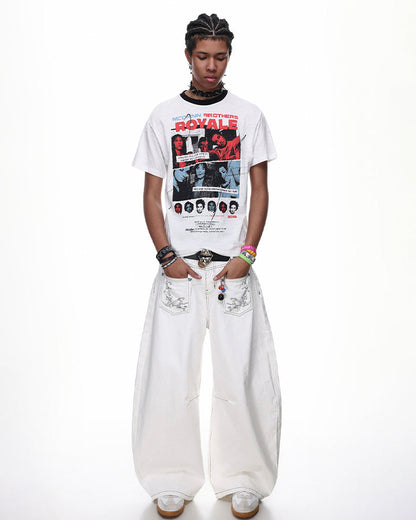 Rock Hip-Hop Graphic T-shirt