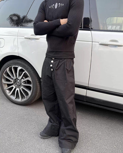 New Vintage Slim-Fit Knit Long Sleeve Sweater