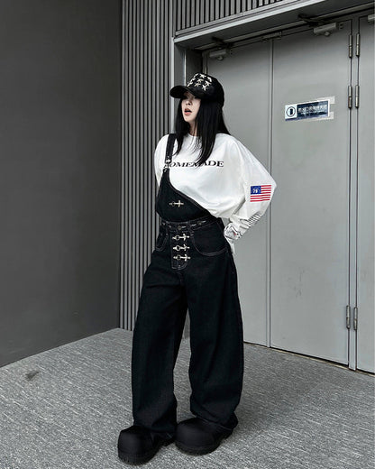 American Detachable 3-Way Strap Overalls