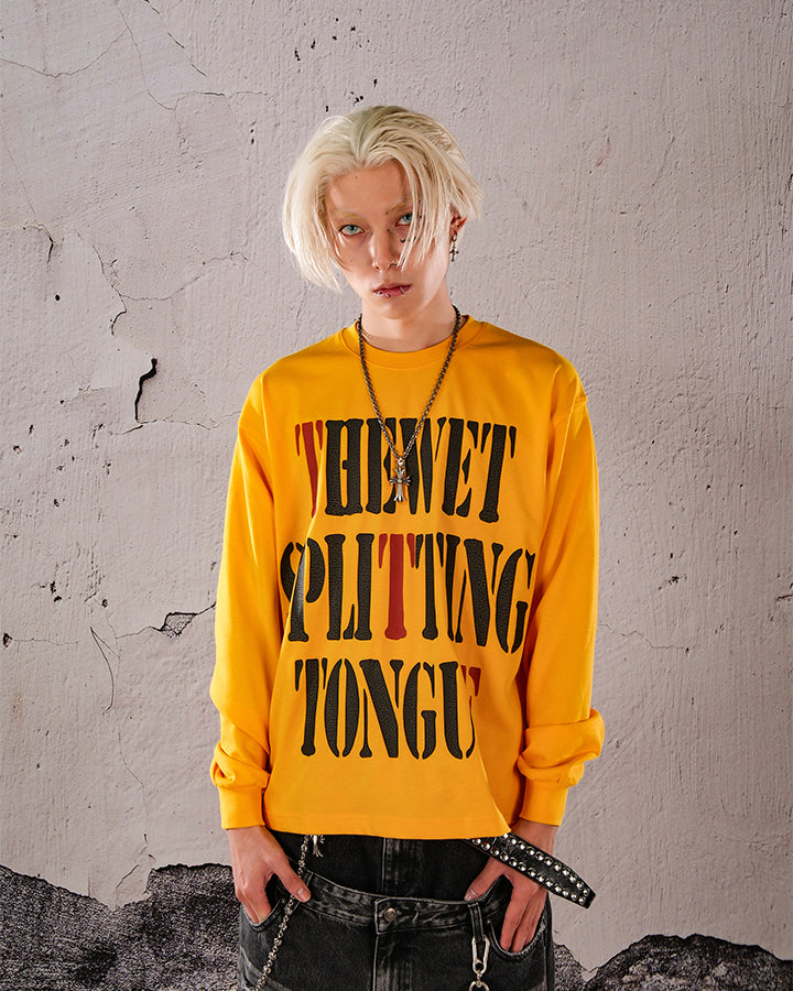American Street Style Cotton Crewneck Sweatshirt