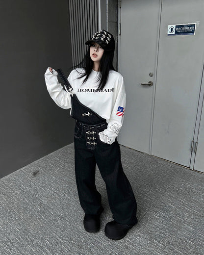 American Detachable 3-Way Strap Overalls