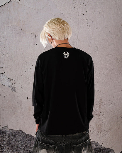 American Street Style Cotton Crewneck Sweatshirt