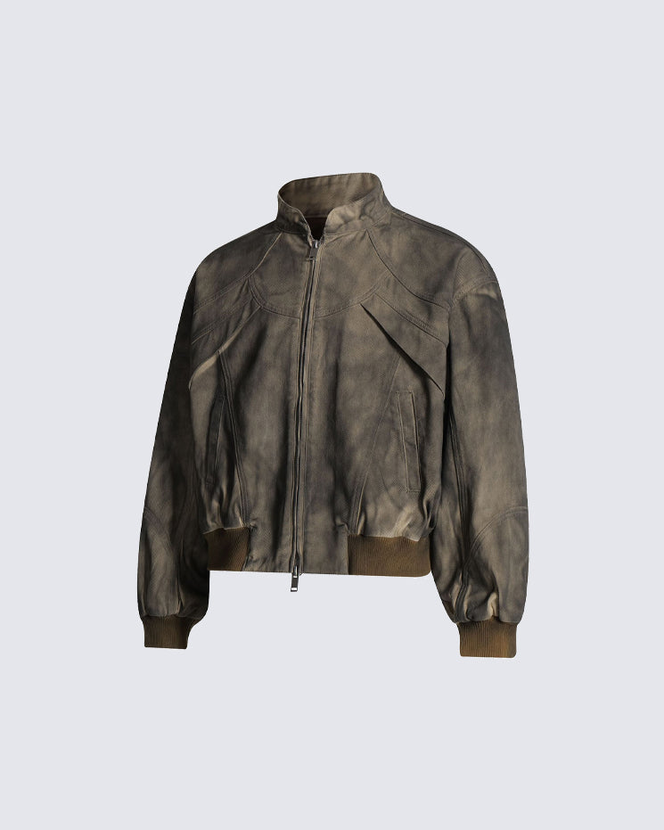 Post-Apocalyptic Dyed Cotton Jacket