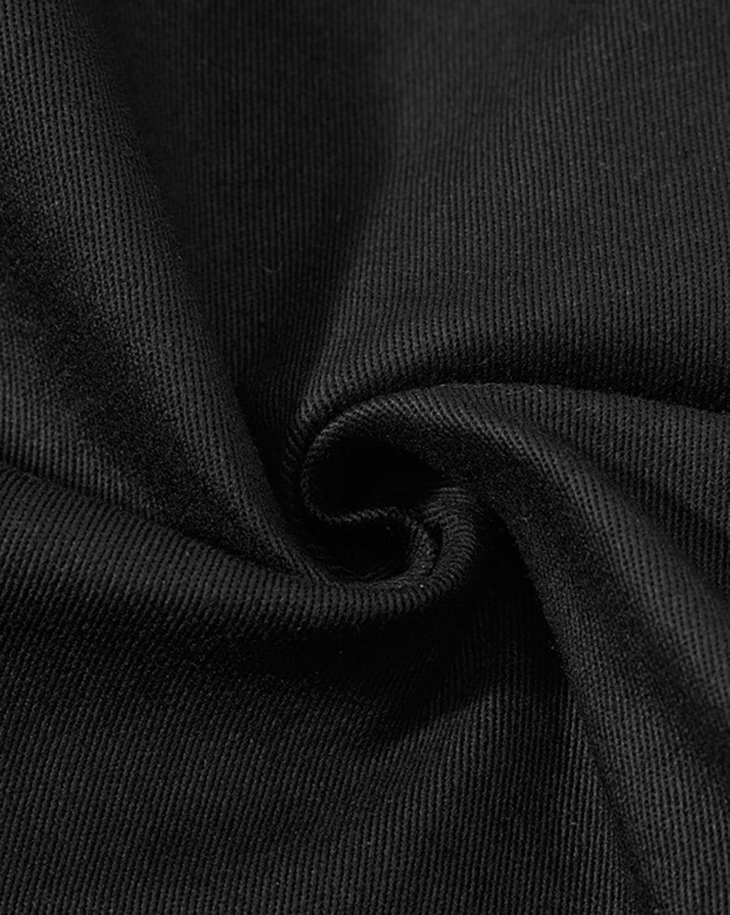 Retro Panel Stacked Cotton Pants