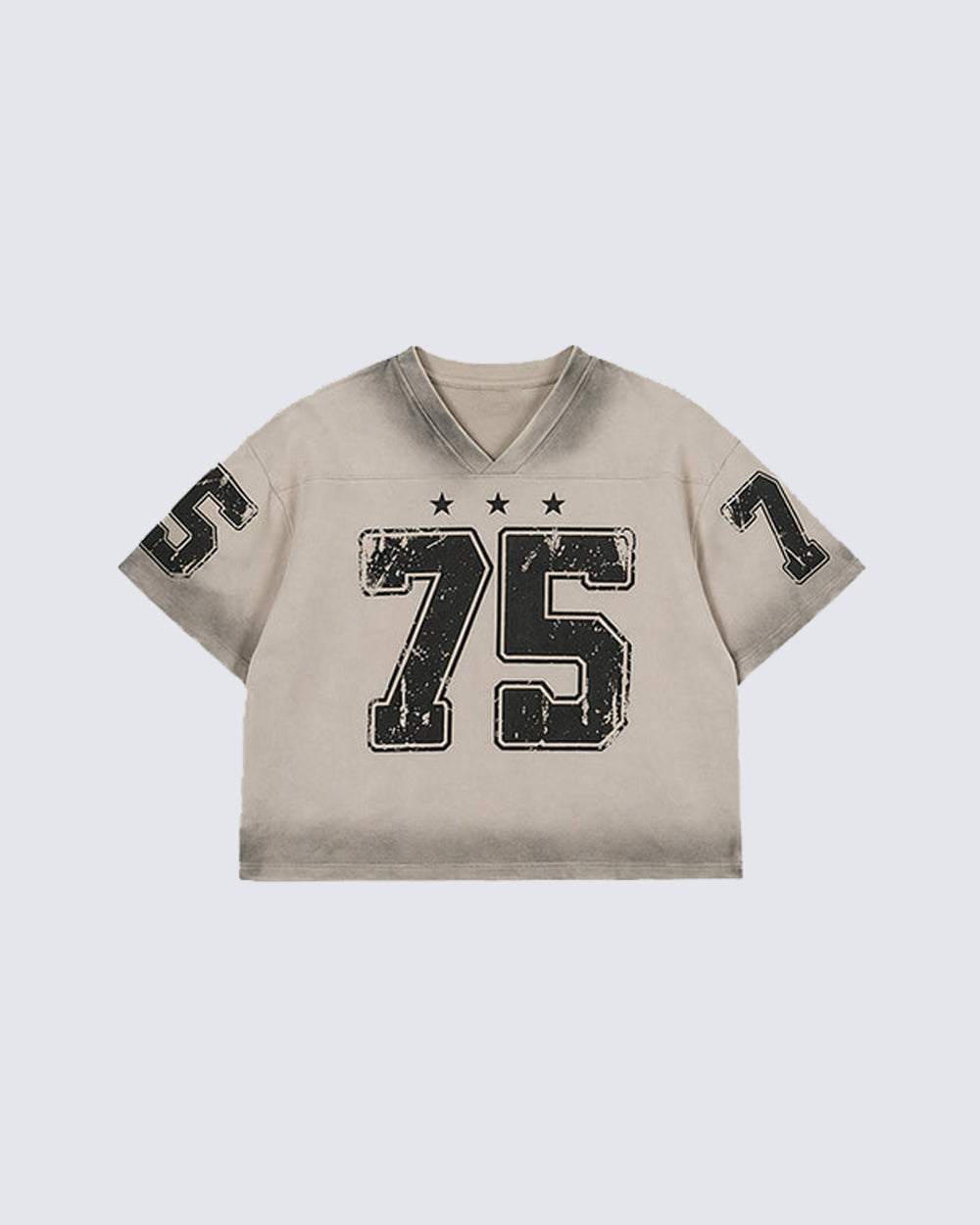 Vintage Washed 75 Varsity Cropped Tee