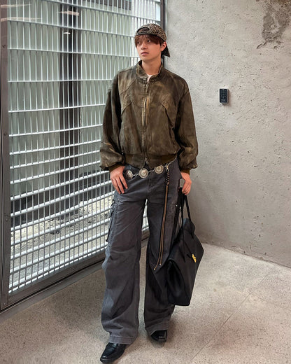 Post-Apocalyptic Dyed Cotton Jacket