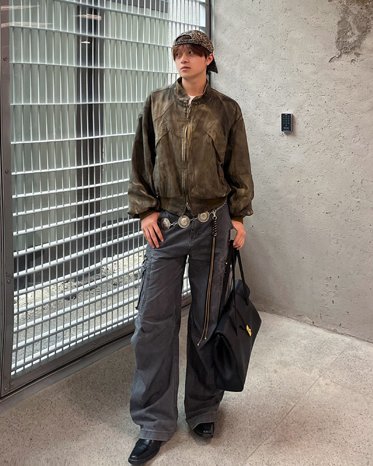 Post-Apocalyptic Dyed Cotton Jacket
