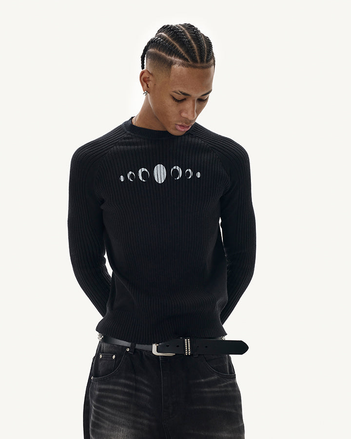 New Vintage Slim-Fit Knit Long Sleeve Sweater