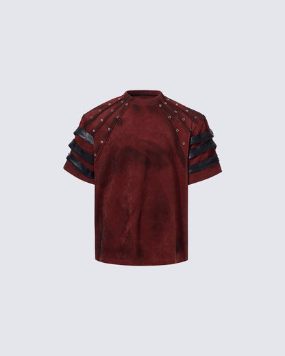Vintage Rivet Short Sleeve T-Shirt
