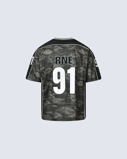 American Camo Jersey Short Sleeve T-Shirt
