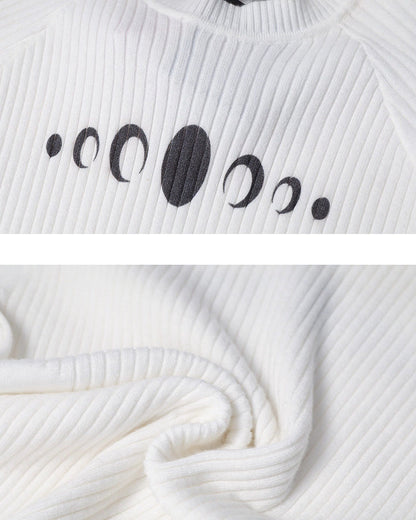 New Vintage Slim-Fit Knit Long Sleeve Sweater