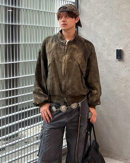 Post-Apocalyptic Dyed Cotton Jacket