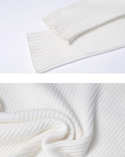 New Vintage Slim-Fit Knit Long Sleeve Sweater