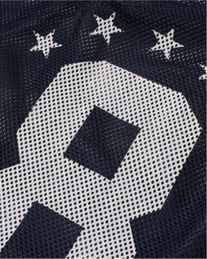 Vintage Wash Mesh Number Graphic Tee