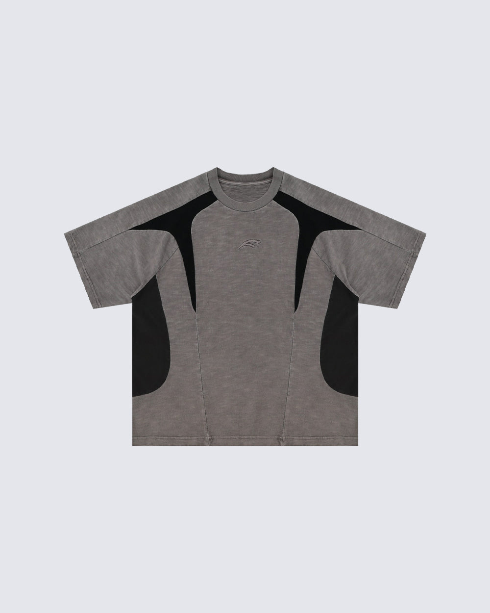 Curved Panel Sporty New Short Sleeve T-Shirt