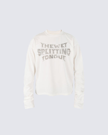 Camo Long Sleeve with Curved Blade Design