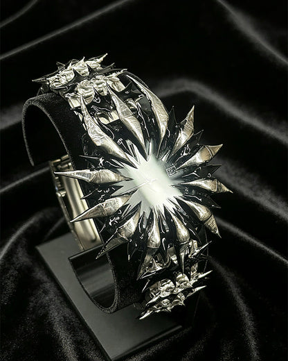 Alien Dark Knight Dragon Scale Spiked Watch