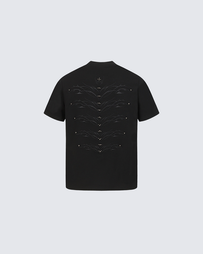 Studded Flame Spine T-Shirt
